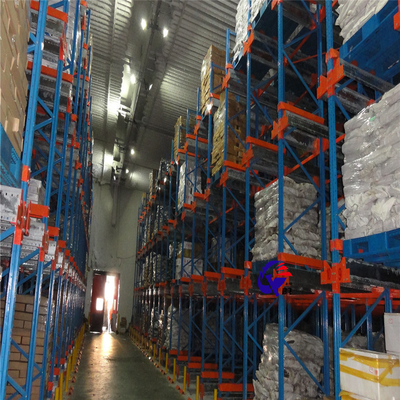 Large Loading Capacity Radio Shuttle Pallet Racking , Shuttle Racking System