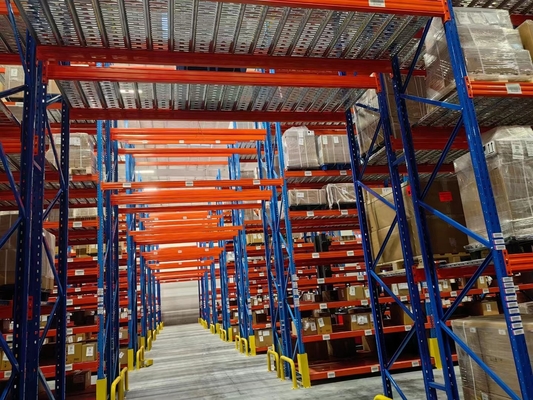 High Capacity Pallet Racking / Heavy Duty Pallet Shelving with Open or Closed Pitch Beams