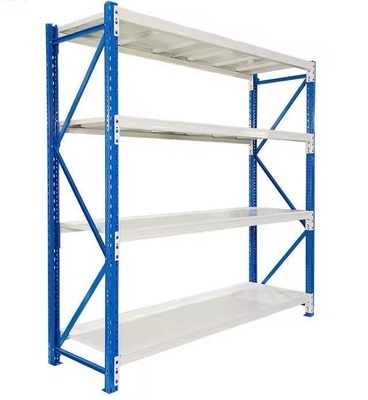 Customization Heavy Duty Industrial Long Span Shelving Boltless Rack For Garage Storage