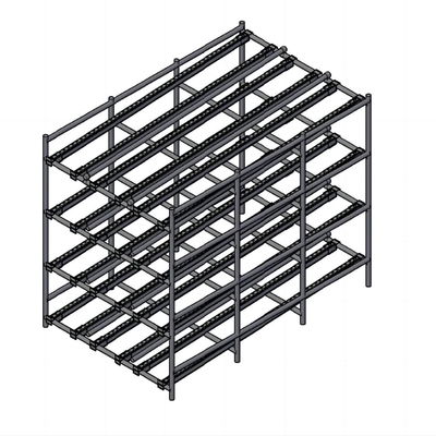 Common Fluent Shelf Carton Flow Racking Made of Q235 Material at Nanjing for Everyday