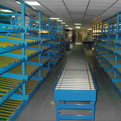 Steel Warehouse Storage Pallet Flow Racking Roller Rack With Powder Coating