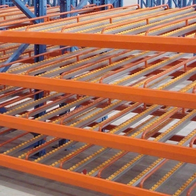 Steel Warehouse Storage Pallet Flow Racking Roller Rack With Powder Coating