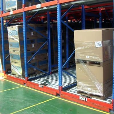 パッケージ総重量100,000kg 倉庫保管用の冷鉄のボルトレスフローラック