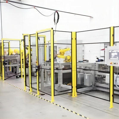 Warehouse Fence Workshop Isolation Net Partition Metal Network For Pallet Racking
