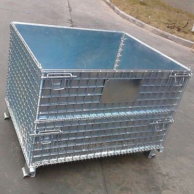 80.000kg パッケージ 総重量 パレット用のケージコンテナ 閉ざし開け